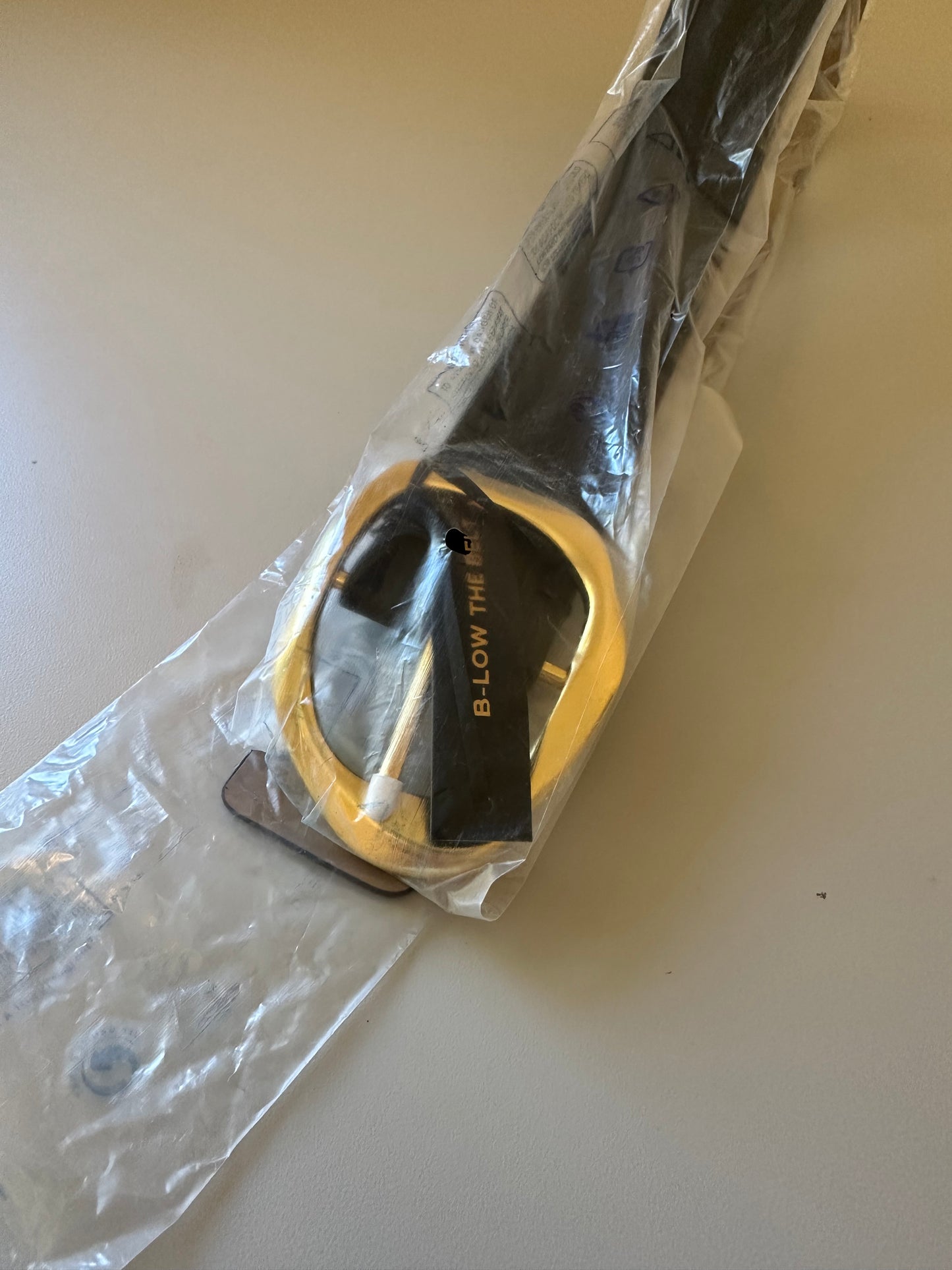 NWT B-Low the Belt Edmond Black Belt with Gold Buckle | Size Small