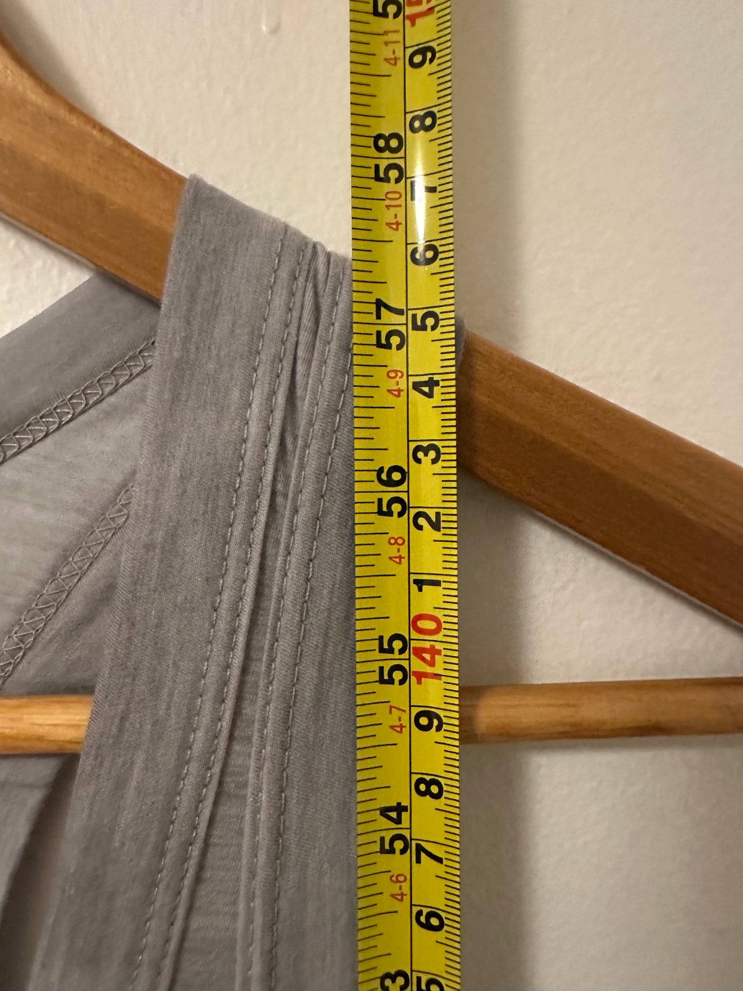 James Perse Gray Racerback Tie-Dye Maxi Dress | Size Small