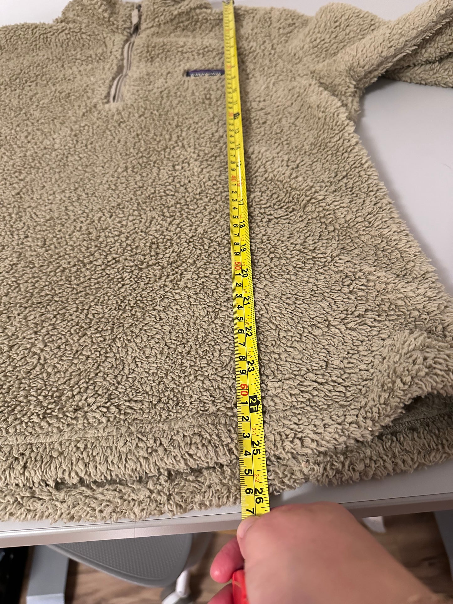 Patagonia Women's Los Gatos 1/4-Zip Fleece Pullover in Olive Green | Size Large