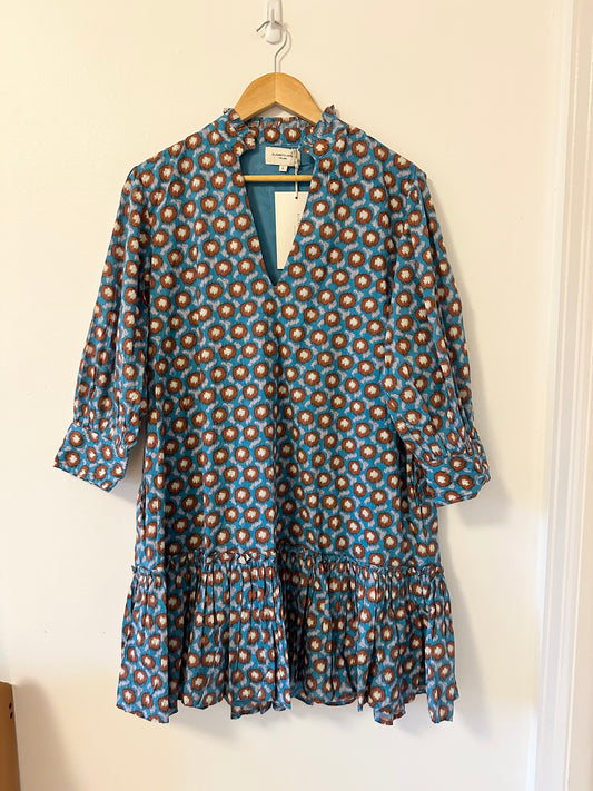 NWT Elizabeth James The Label Chloe Dress in Mini Lasso | Size Large