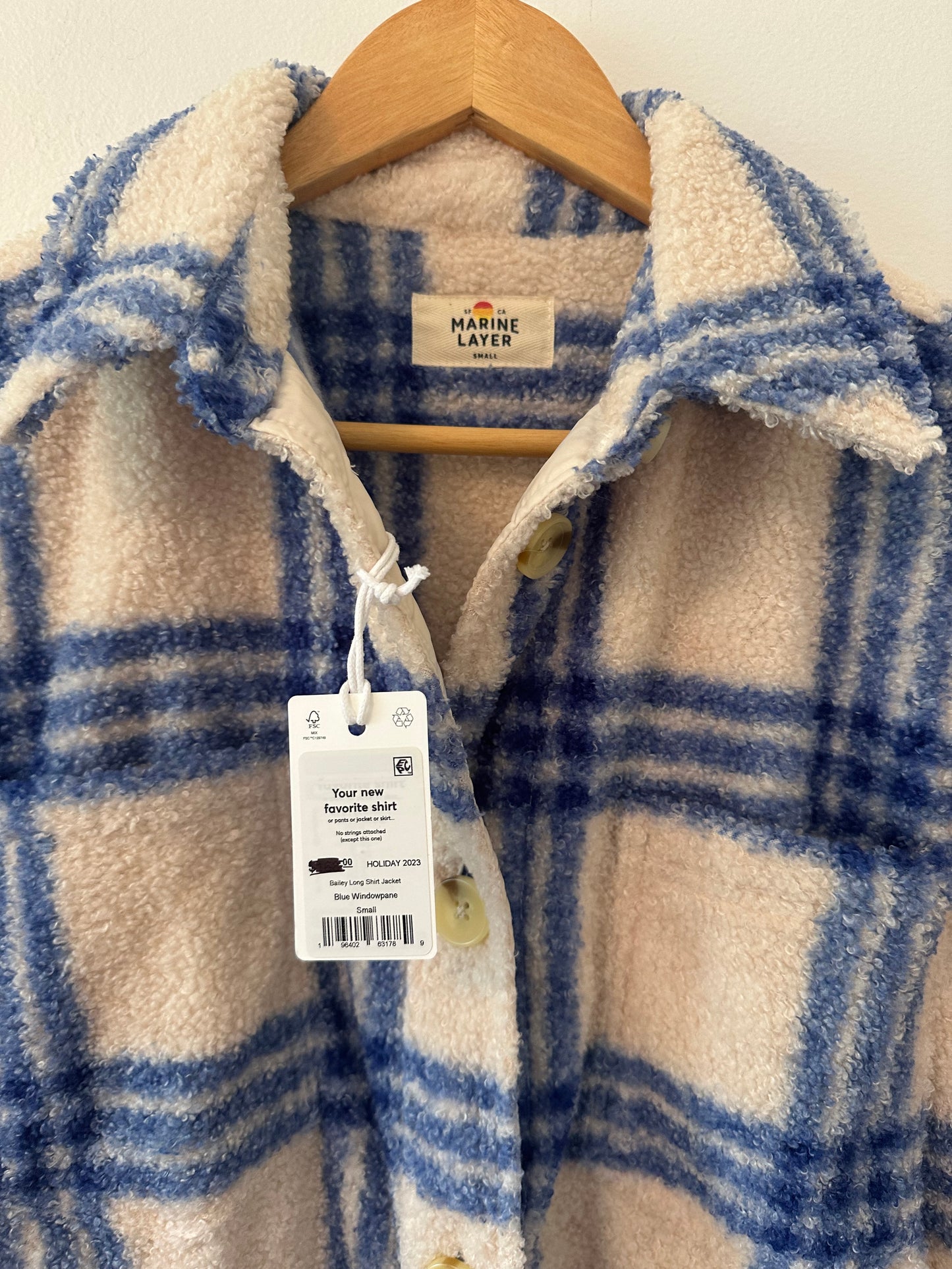 NWT Marine Layer Bailey Shirt Jacket - Size Small