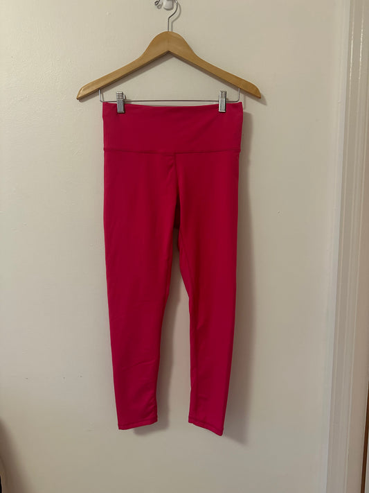 Terez TLC High Rise Pink Leggings | Size Medium