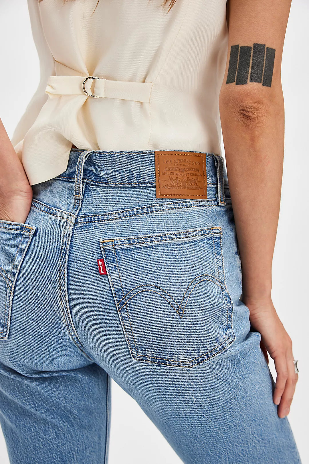 Levi's Classic Wedgie Straight Leg Ankle Length Jeans | Size 29