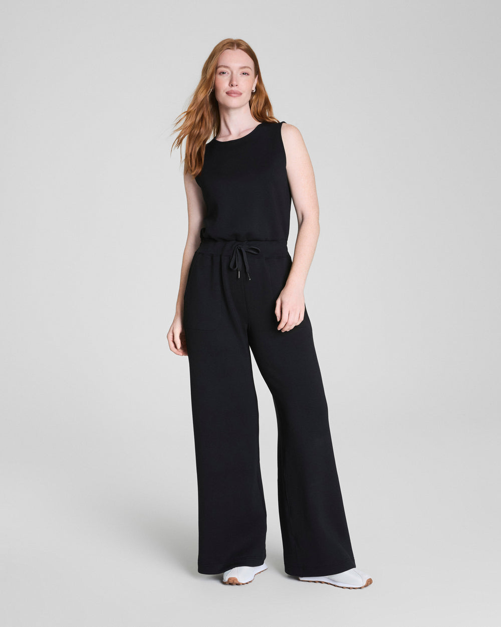 NWT SPANX AirEssentials® Sleeveless Jumpsuit in Very Black | Size XL Tall