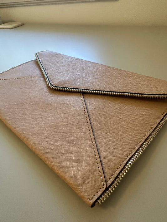Rebecca Minkoff Blush Pink Envelope Clutch