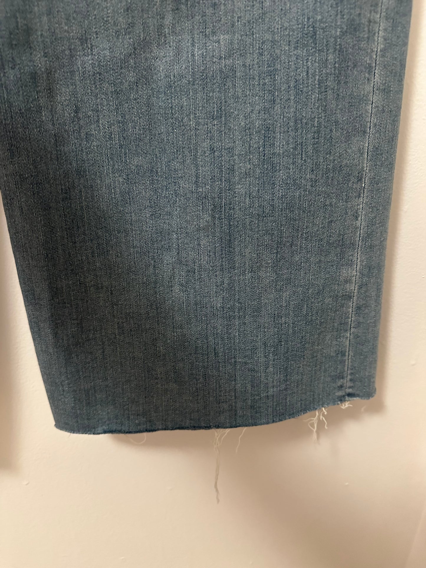 Frame Le Slim Palazzo Women's Light Blue Wide-Leg Jeans | Size 32