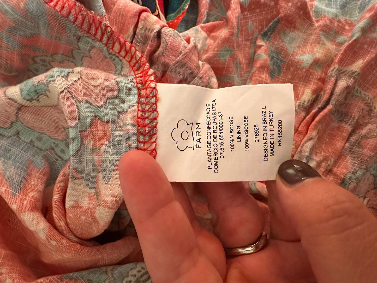 Farm Rio for Anthropologie Jane Mini Dress Size XS Petite