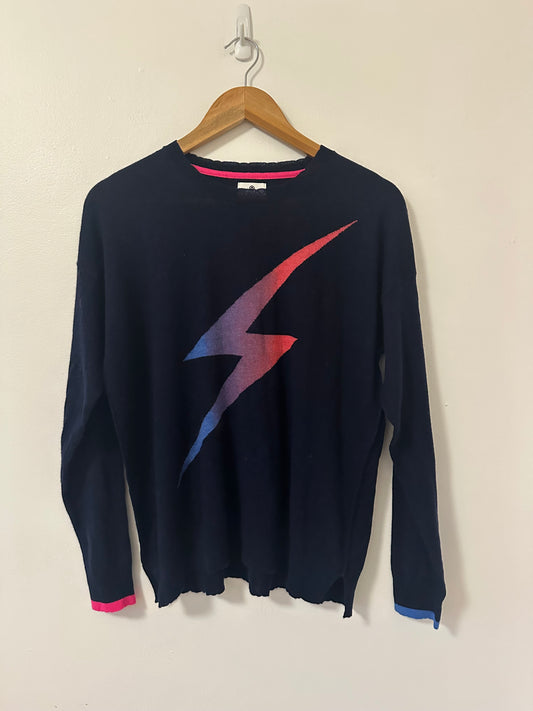 NWT Sundry Ombré Bolt Crewneck Sweater | Size 1 / Small