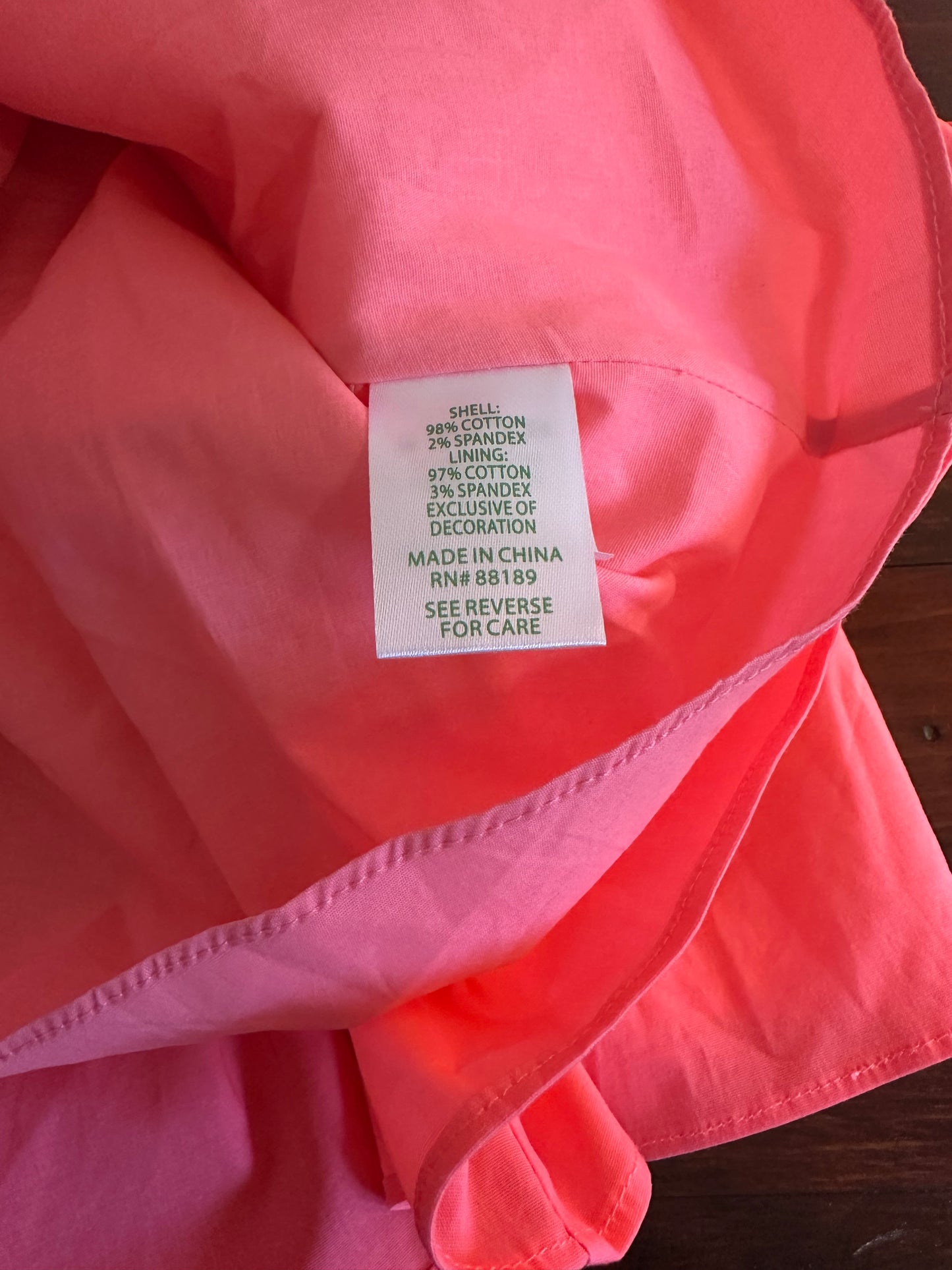 Lily Pulitzer Elina Coral Sleeveless Stretch Dress - Size 10