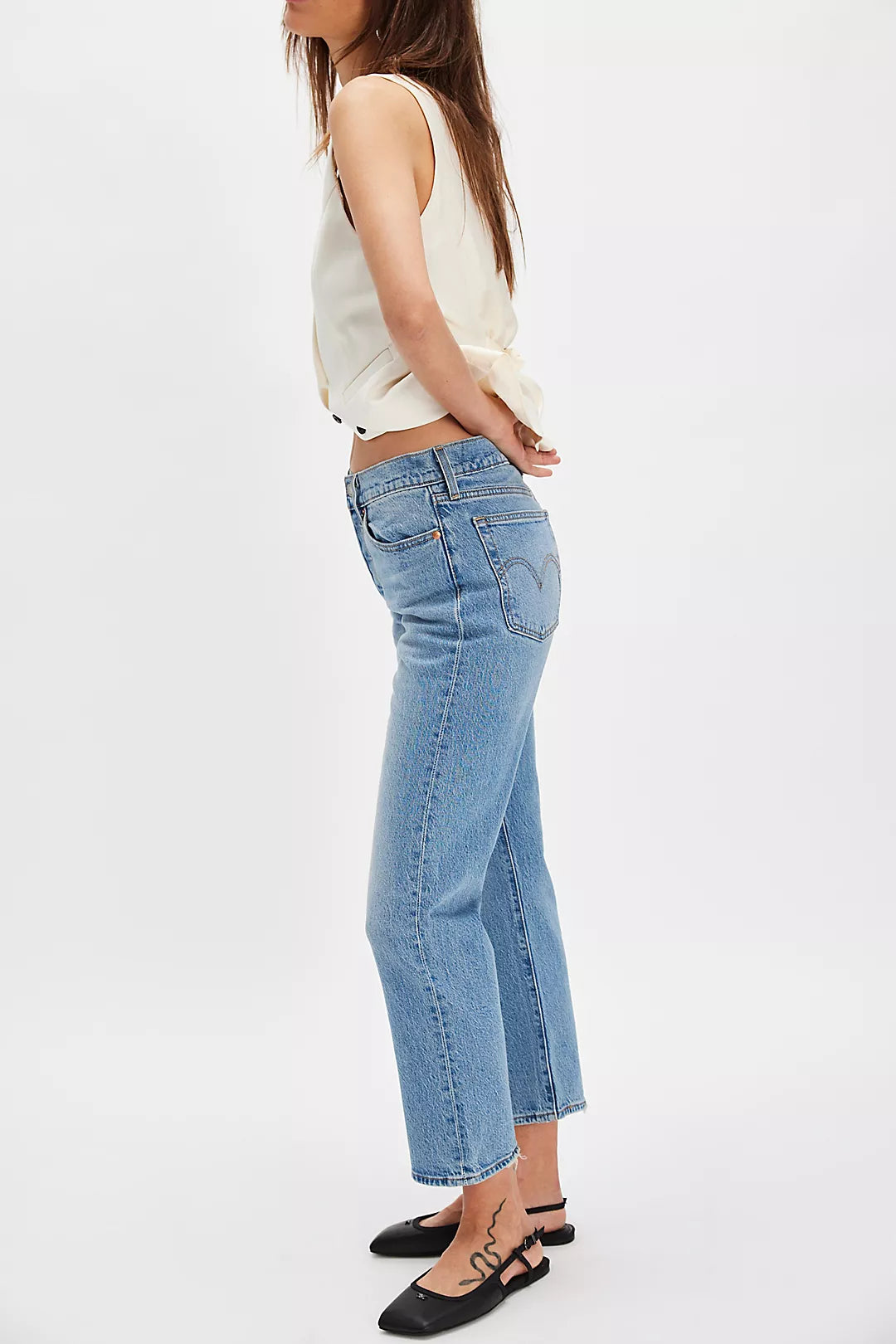 Levi's Classic Wedgie Straight Leg Ankle Length Jeans | Size 29