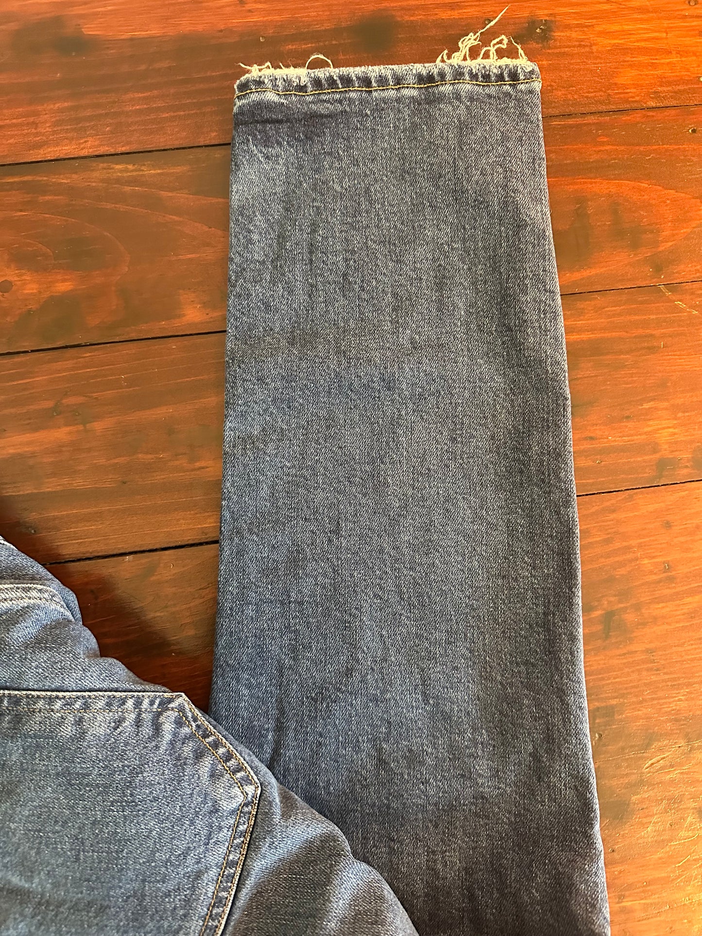 AGOLDE Riley Blue Denim Straight Leg Jeans Size 27