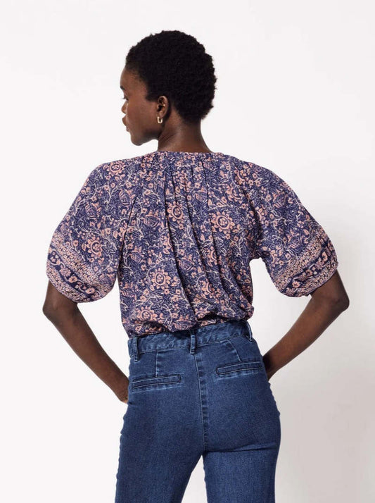 Cleobella Johana Blouse in Cecil Print - Size Small