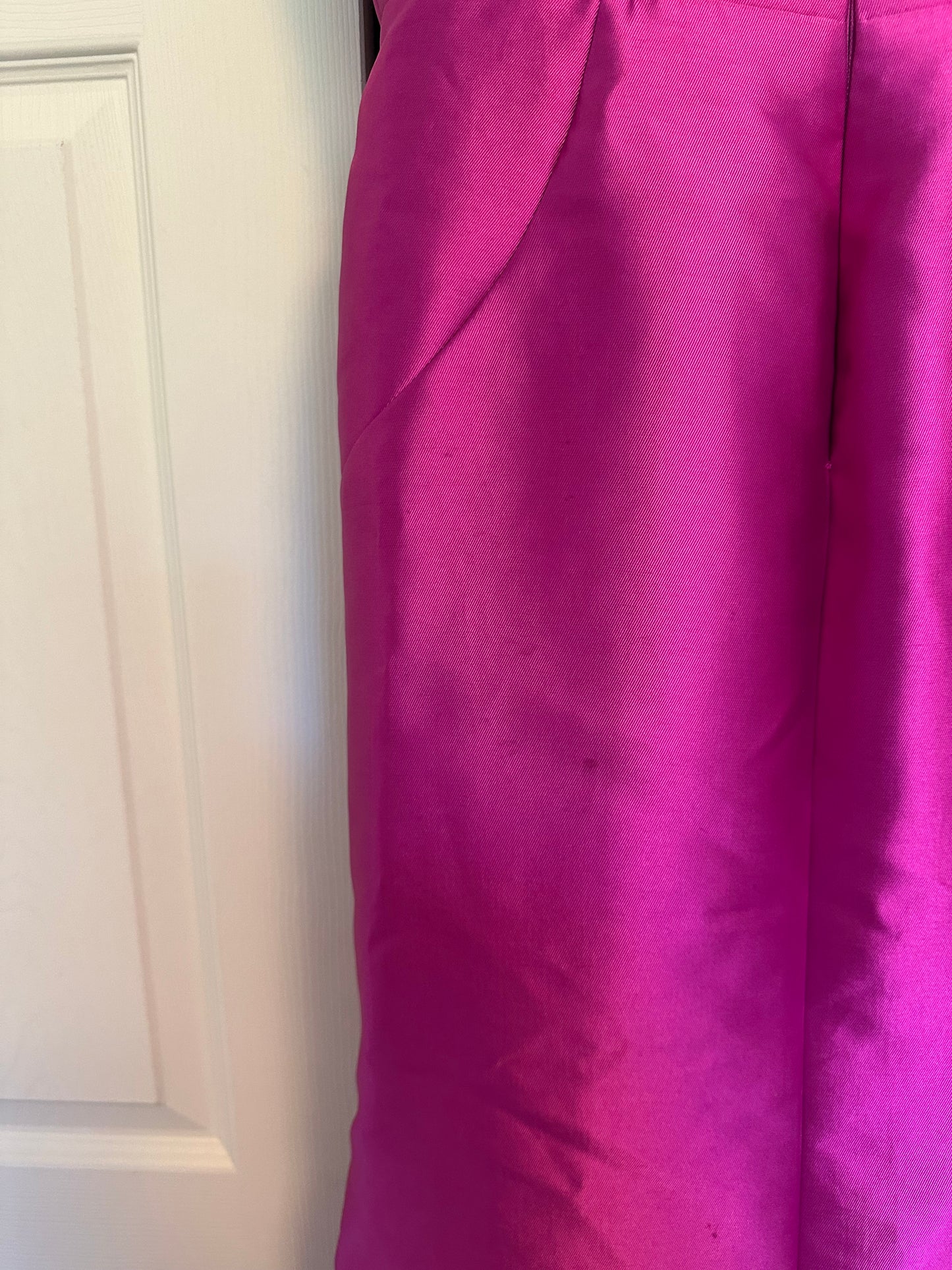 Terani Couture - Fuschia Off The Shoulder Prom Formal Gown | Size 10