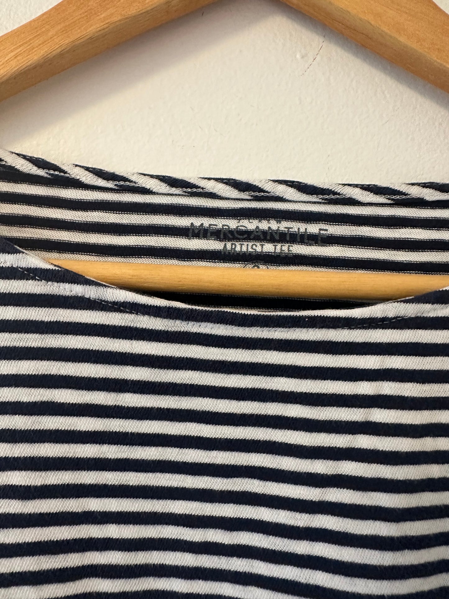 J.CREW Women's Striped Long Sleeve Boatneck T-Shirt Size Small