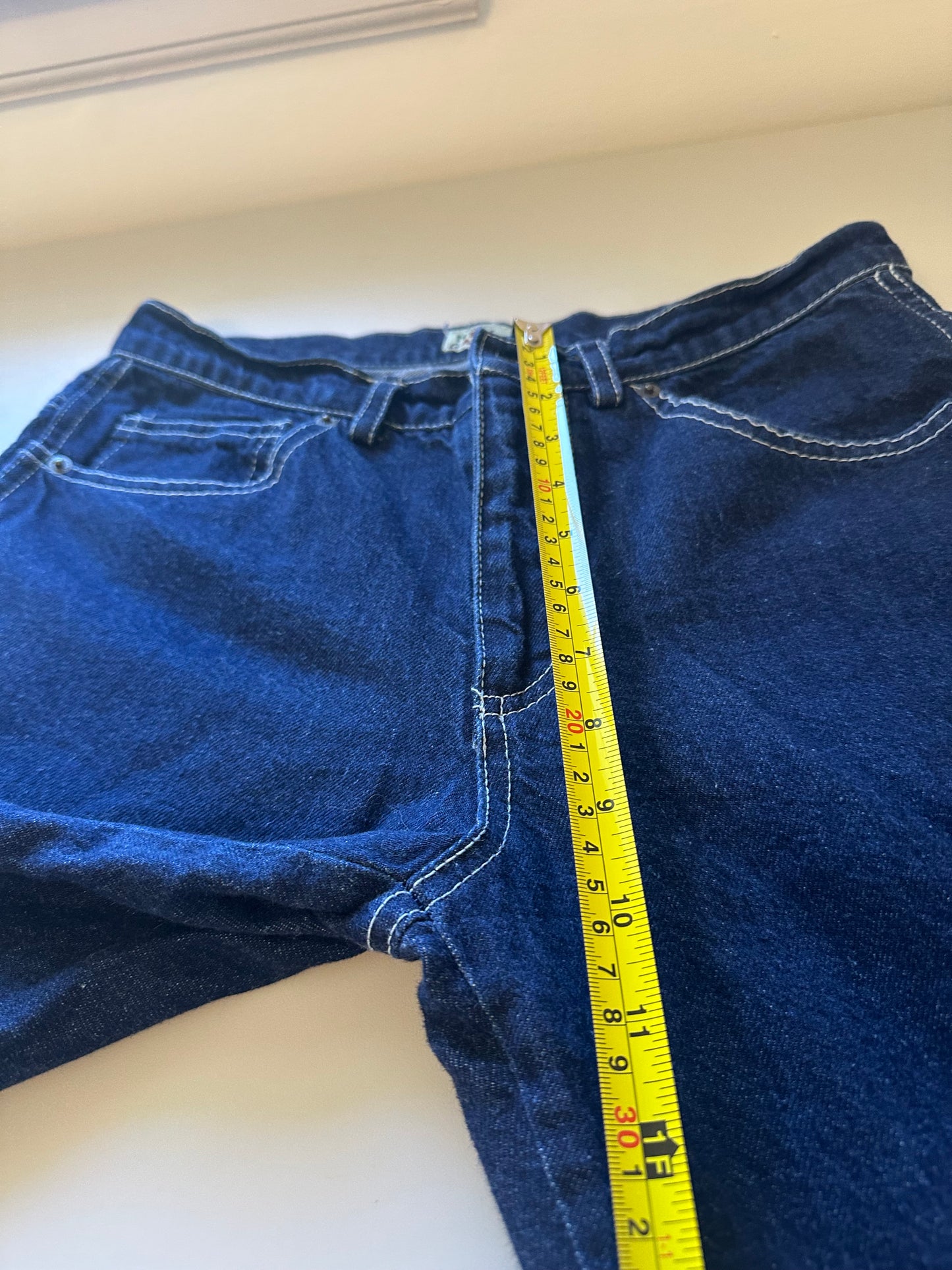 Hey Gang Denim Workpants Blue Straight Leg Women's Jeans | Size 1