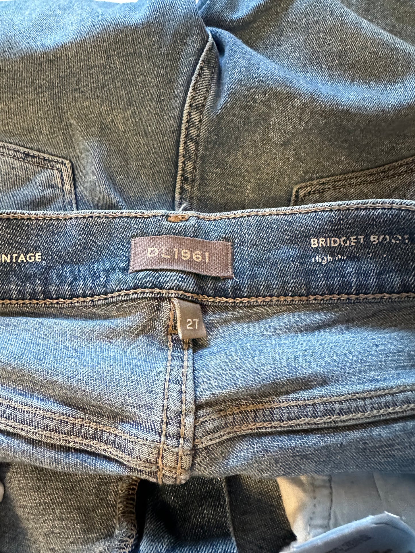 DL1961 Bridget Bootcut High Rise Stretch Jeans | Size 27