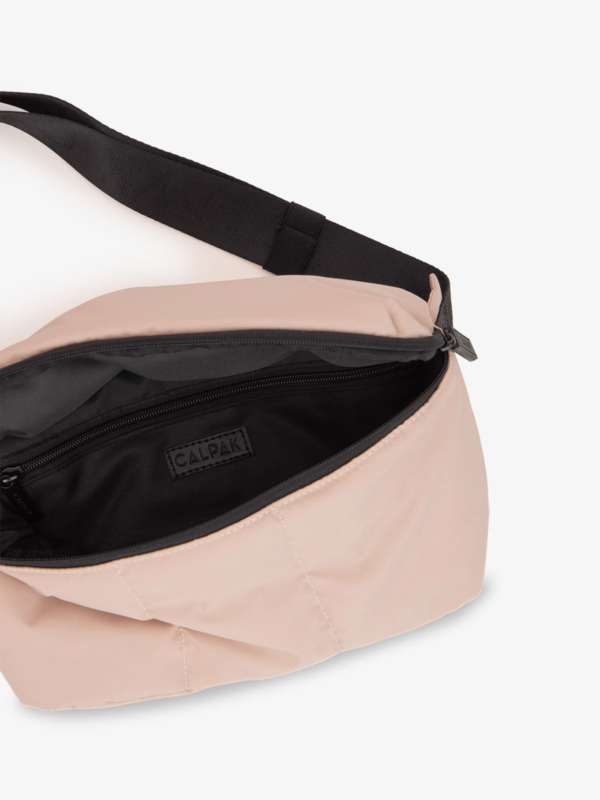 Calpak Luka Belt Bag in Rose Quartz