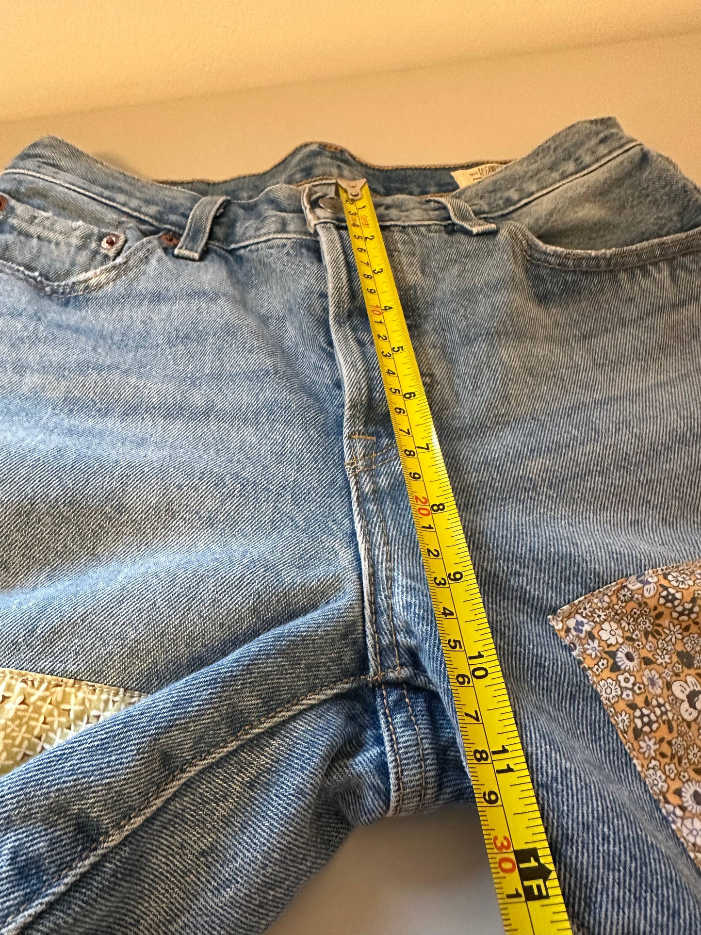 Levi's 501 150th Anniversary 90s Patchwork Jeans Road Tripping | Size 27