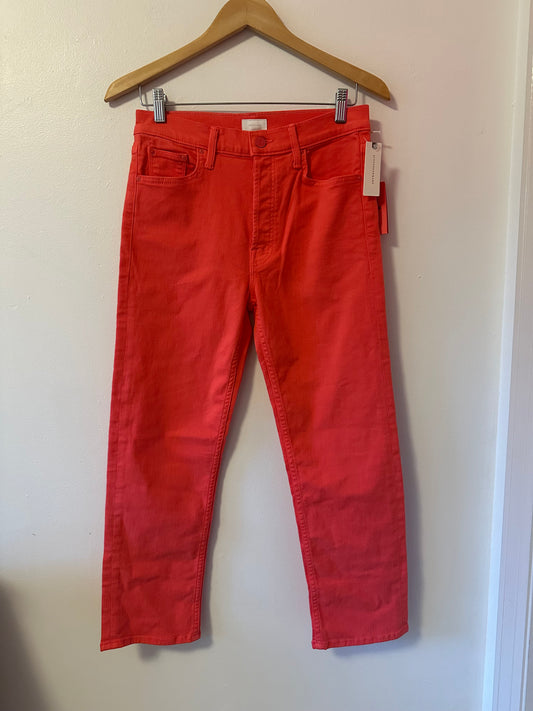 NWT MOTHER The Tomcat Jeans in Playdate | Size 28