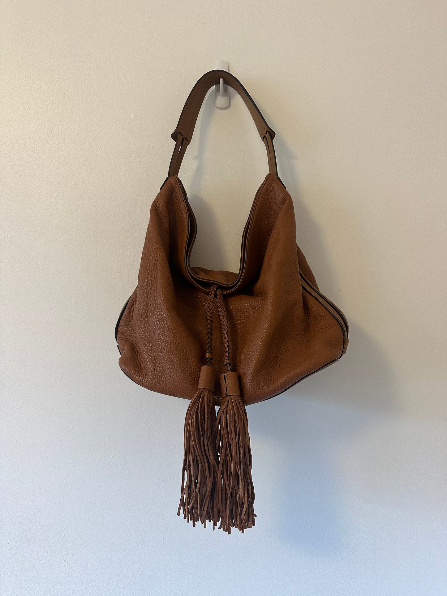 Rebecca Minkoff Isobel Hobo Bag in Almond Brown Leather