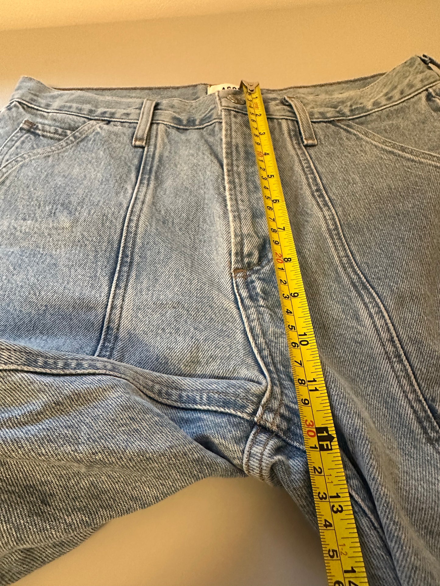 Agolde Cooper Cargo Straight Leg Cotton Stretch Jeans | Size 28