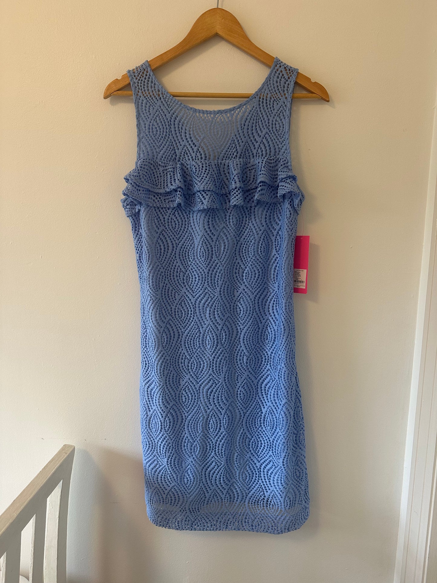 NWT Lilly Pulitzer Janine Shift Dress in Blue - Size Large