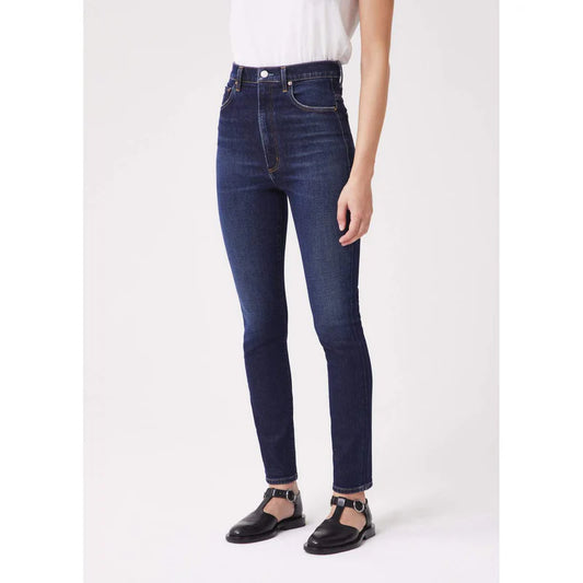 Agolde 90s Pinch Waist Ultra High Rise Dark Blue Jeans - Size 24
