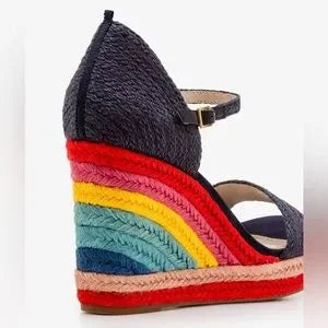 Boden Lily Espadrille Wedge Sandals Size 38