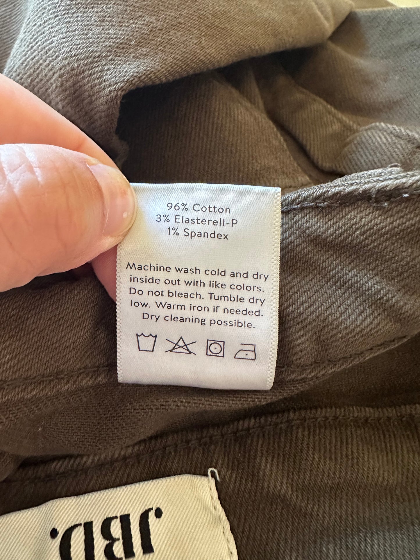 Just Black Brown Denim Patch Pocket Wide Leg Jeans | Size 27