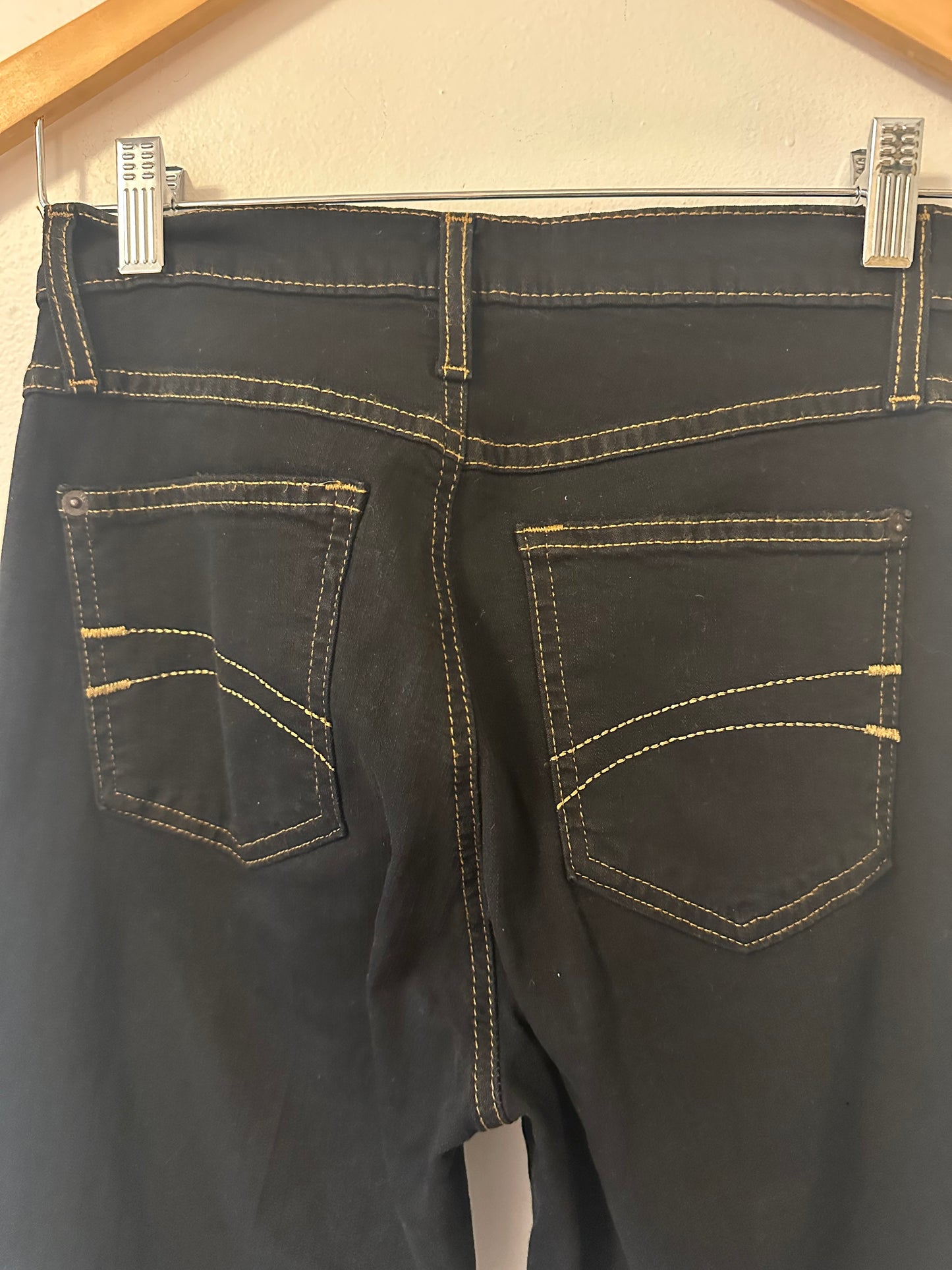 Yoga Jeans Black Flare Stretch Jeans for Women | Size 27