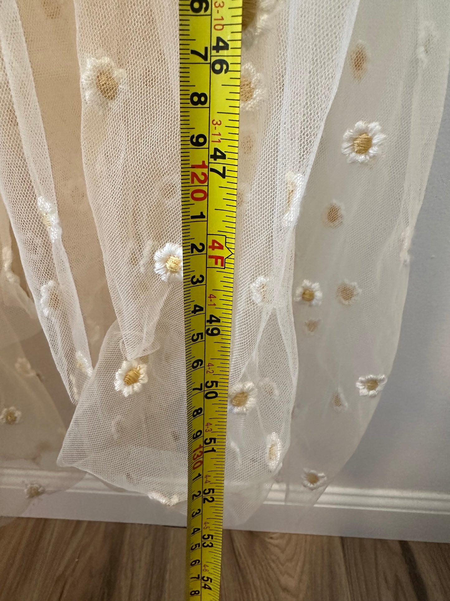 Doen Zelda Sheer Floral Maxi Dress in Faded Peach - Size XS