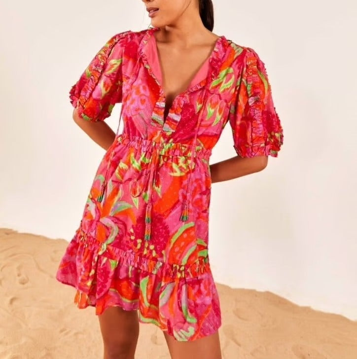 FARM Rio New Fruit Brush Mini Dress Size XS