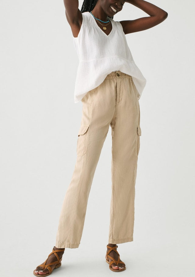 Faherty Dream Cotton Gauze Ainsley Top Size Medium