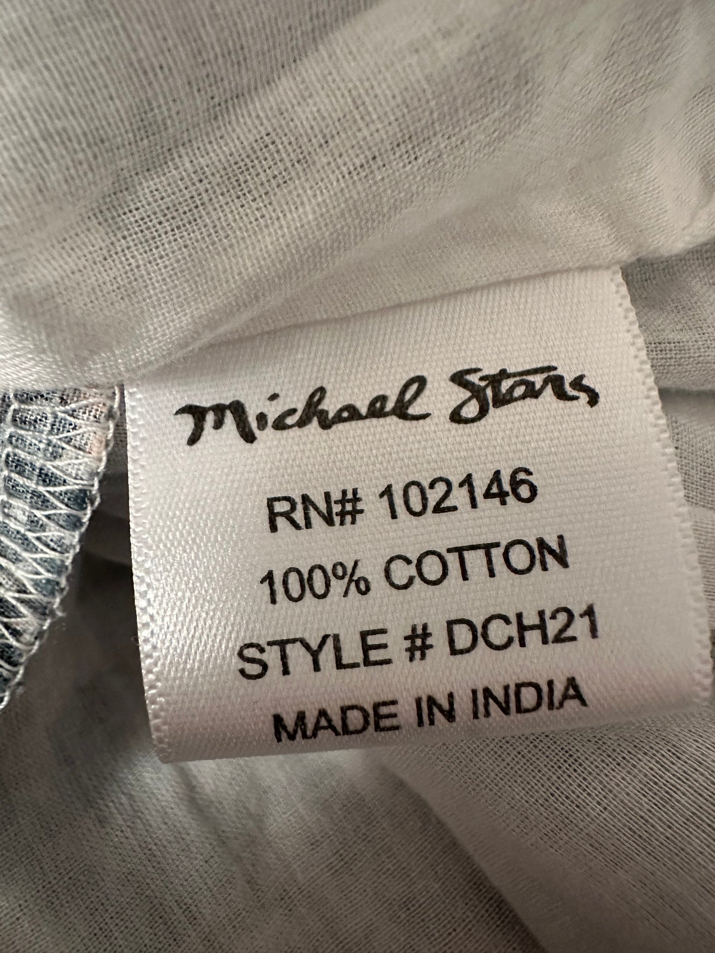 Michael Stars Jude Puff-Sleeve Smocked Mini Dress | Size XS