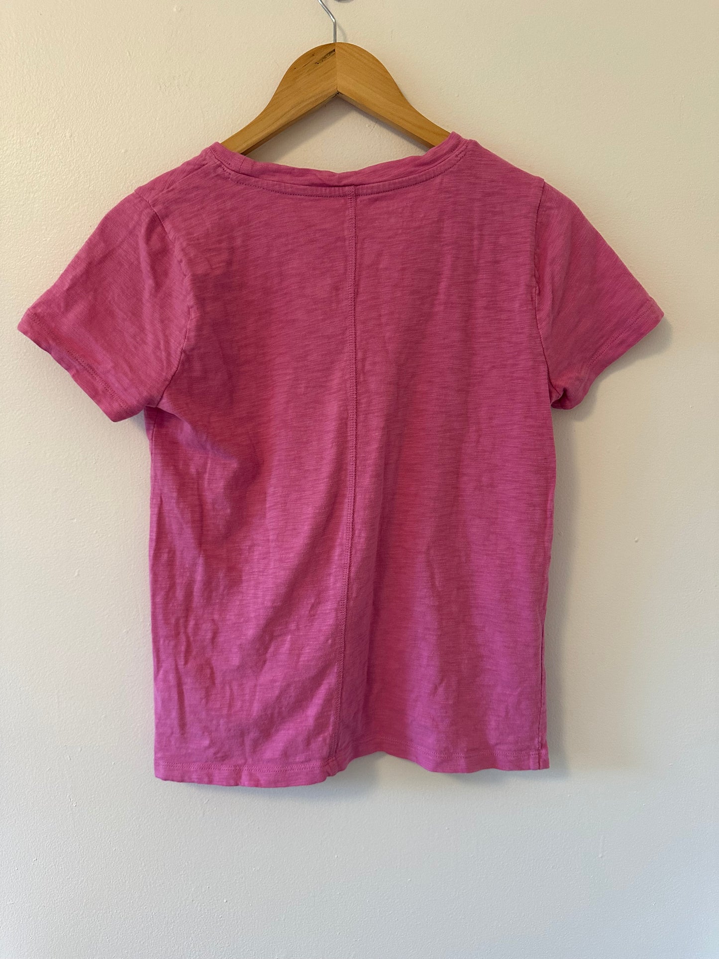 J. Crew Pink Women's Girlfriend Style Cotton T-Shirt - Size Small