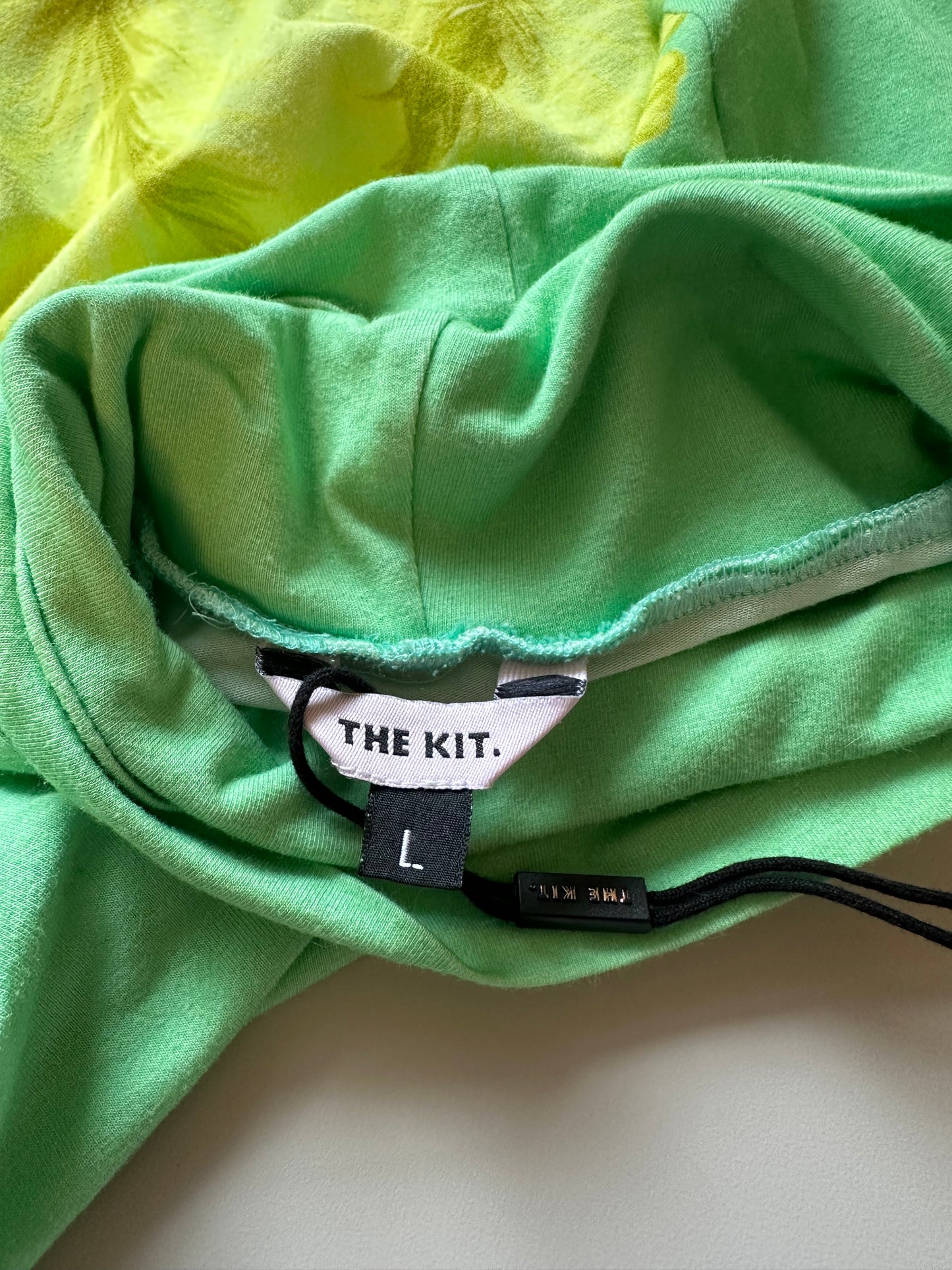 The Kit Turtleneck in Jade Iris | Size Large