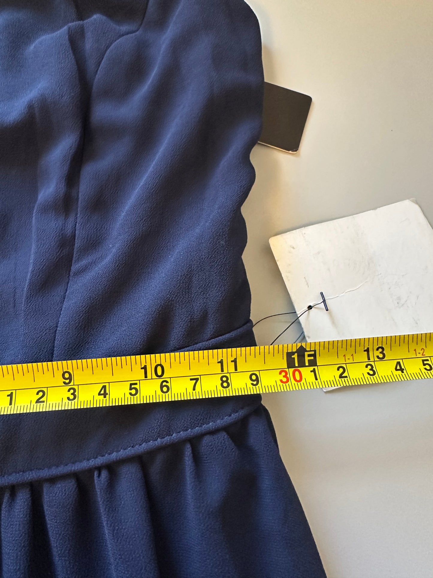 NWT Lulus Air of Romance Navy Blue Maxi Dress | Size Small