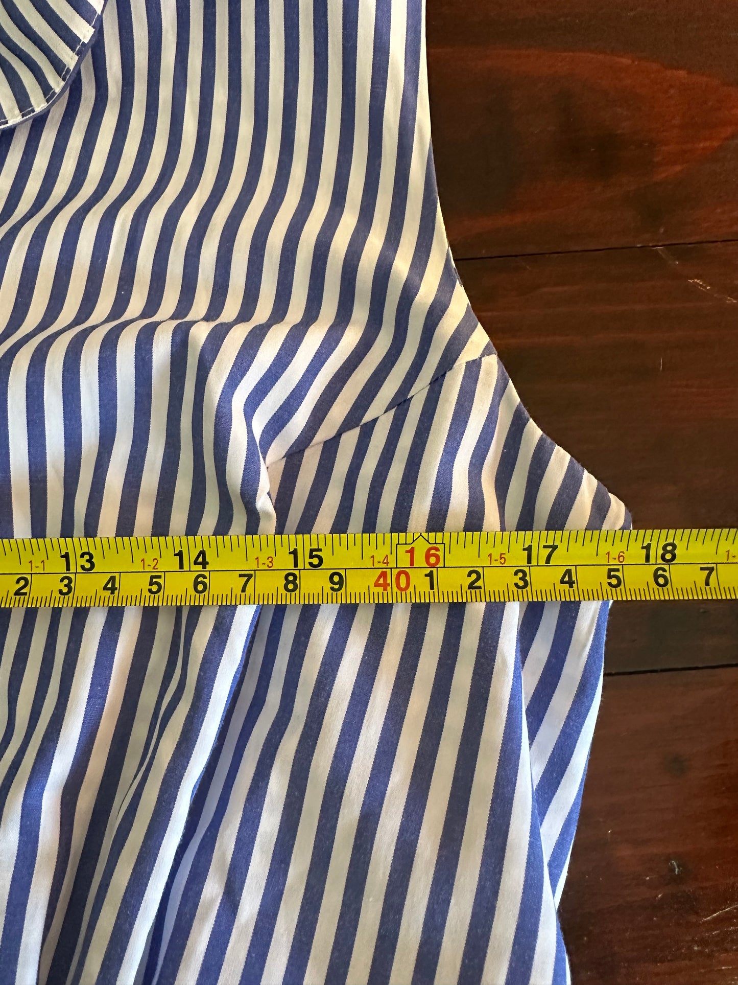 Gretchen Scott Hope Striped Dress in Periwinkle - Size Medium