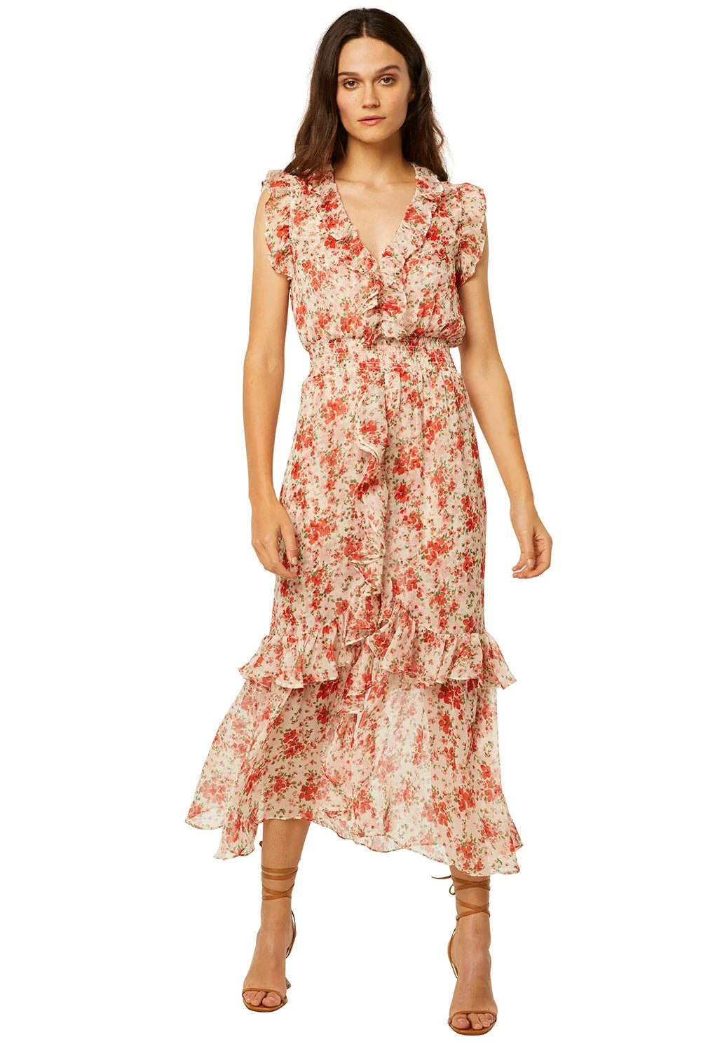 Misa Kidada Dress in Poppy Allover Size S