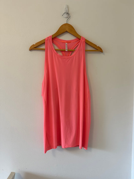 Athleta Coral Racerback Sleeveless Athletic Tank Top - Size Medium
