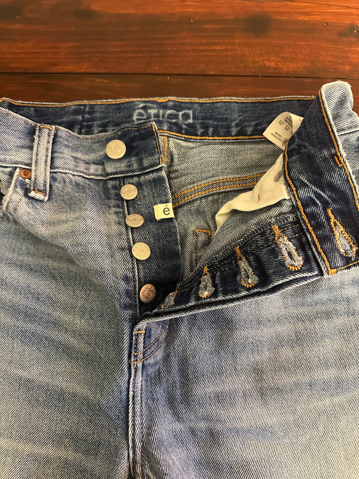 Etica Tyler Vintage Straight Leg Jeans - Size 25