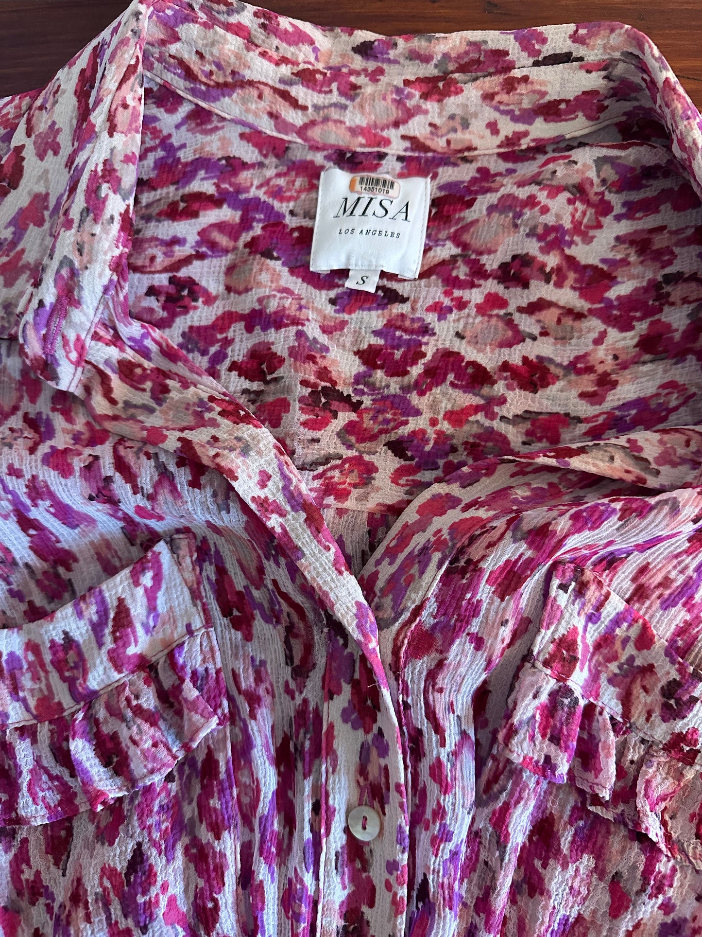 Misa Los Angeles Trina Floral Maxi Dress Size Small