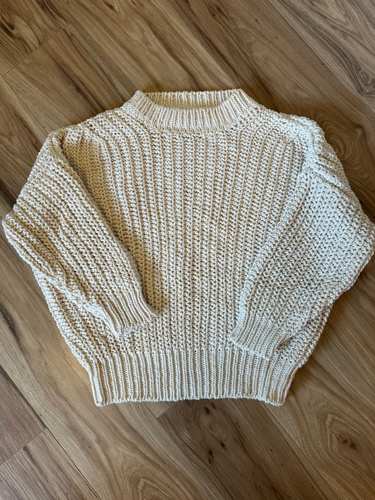 Babaa No18 Jumper Sweater in Natural - Size Small