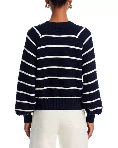 French Connection Lily Mozart Stripe Sweater Size Medium