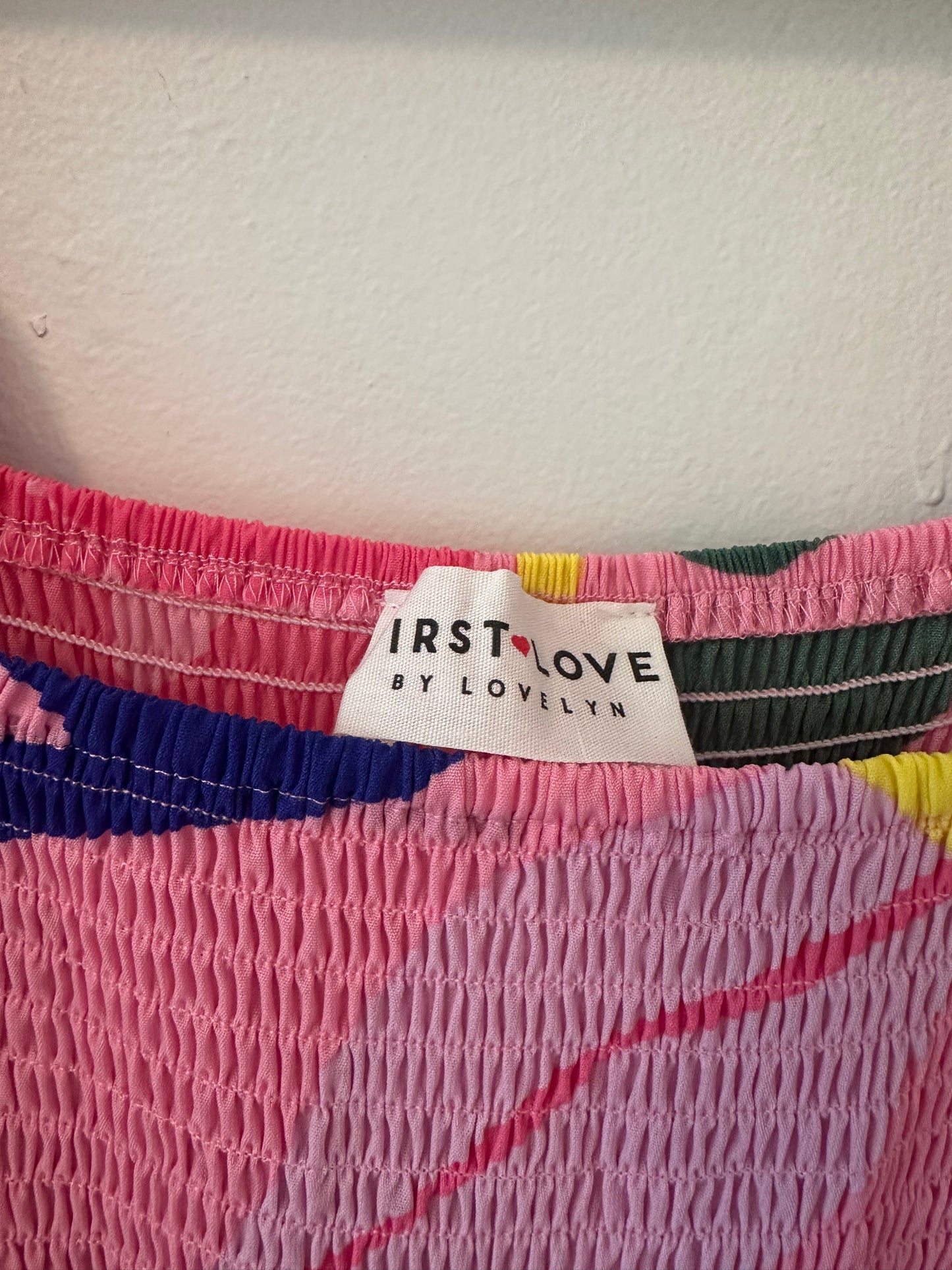 First Love Colorful Floral Maxi Dress - Size Large