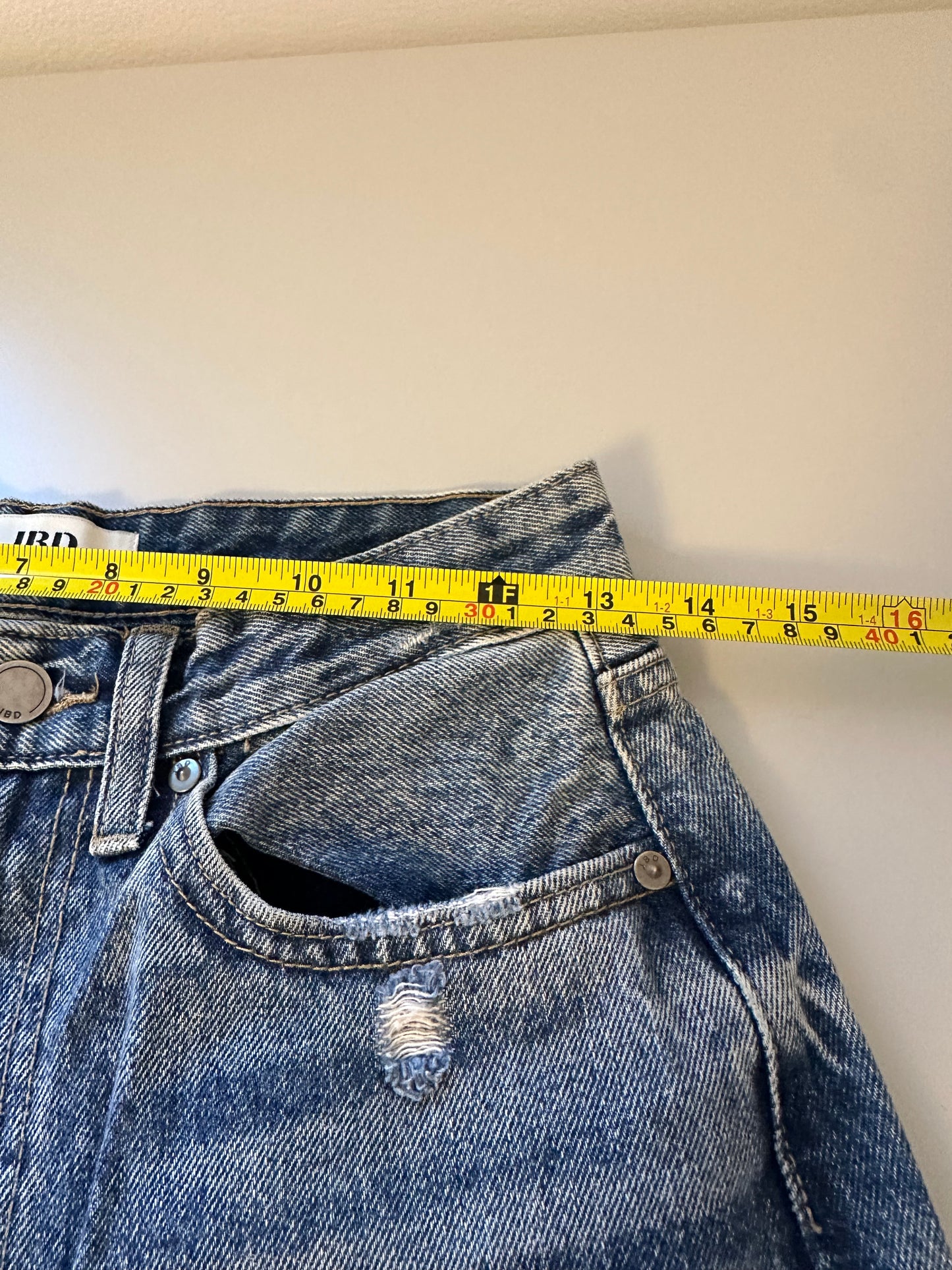 Just Black Classic Wide Leg Cotton 90s Style Denim Jeans | Size 25