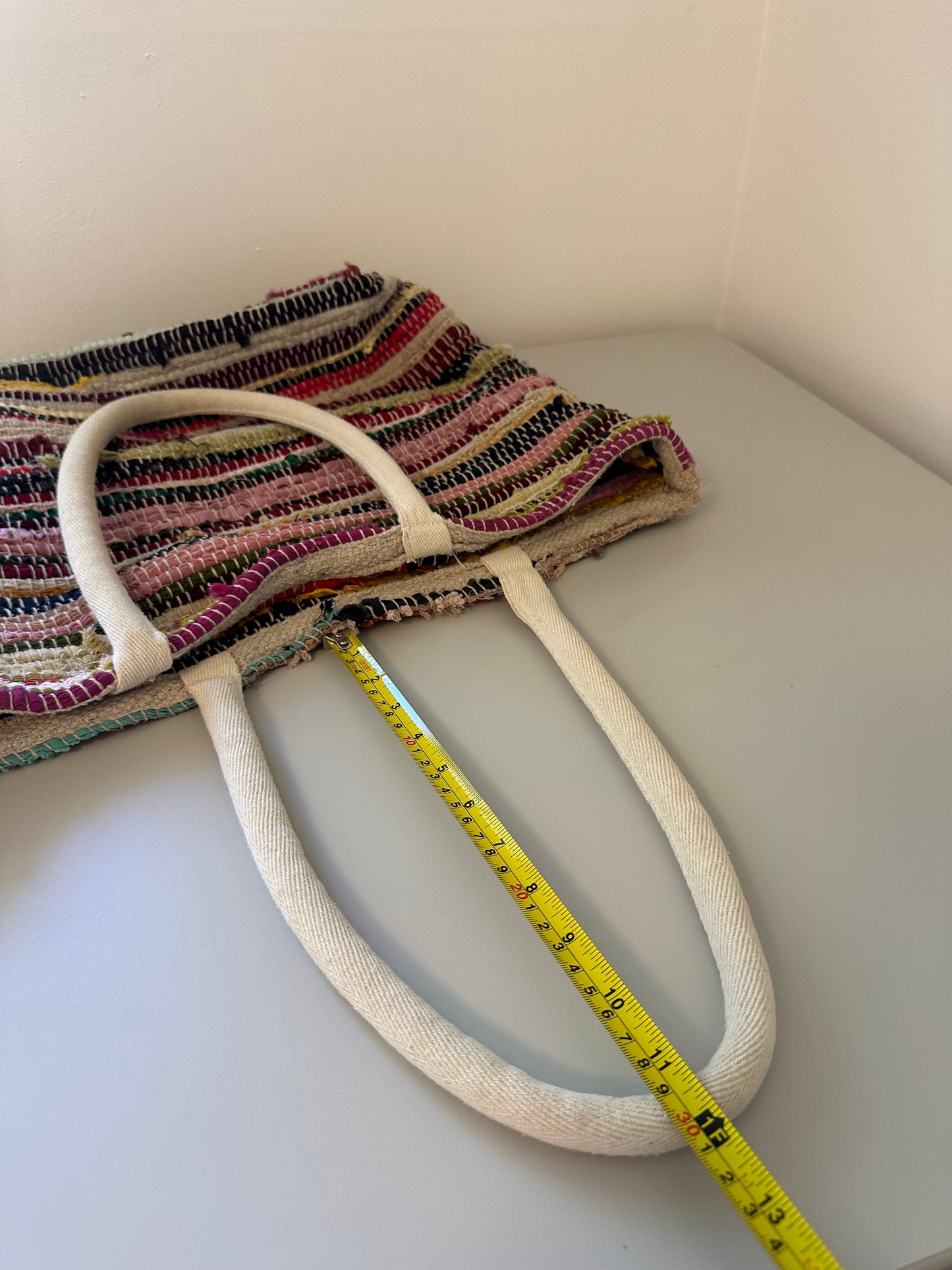 Mabelle Bags Chindie Cotton Multicolor Striped Tote Bag