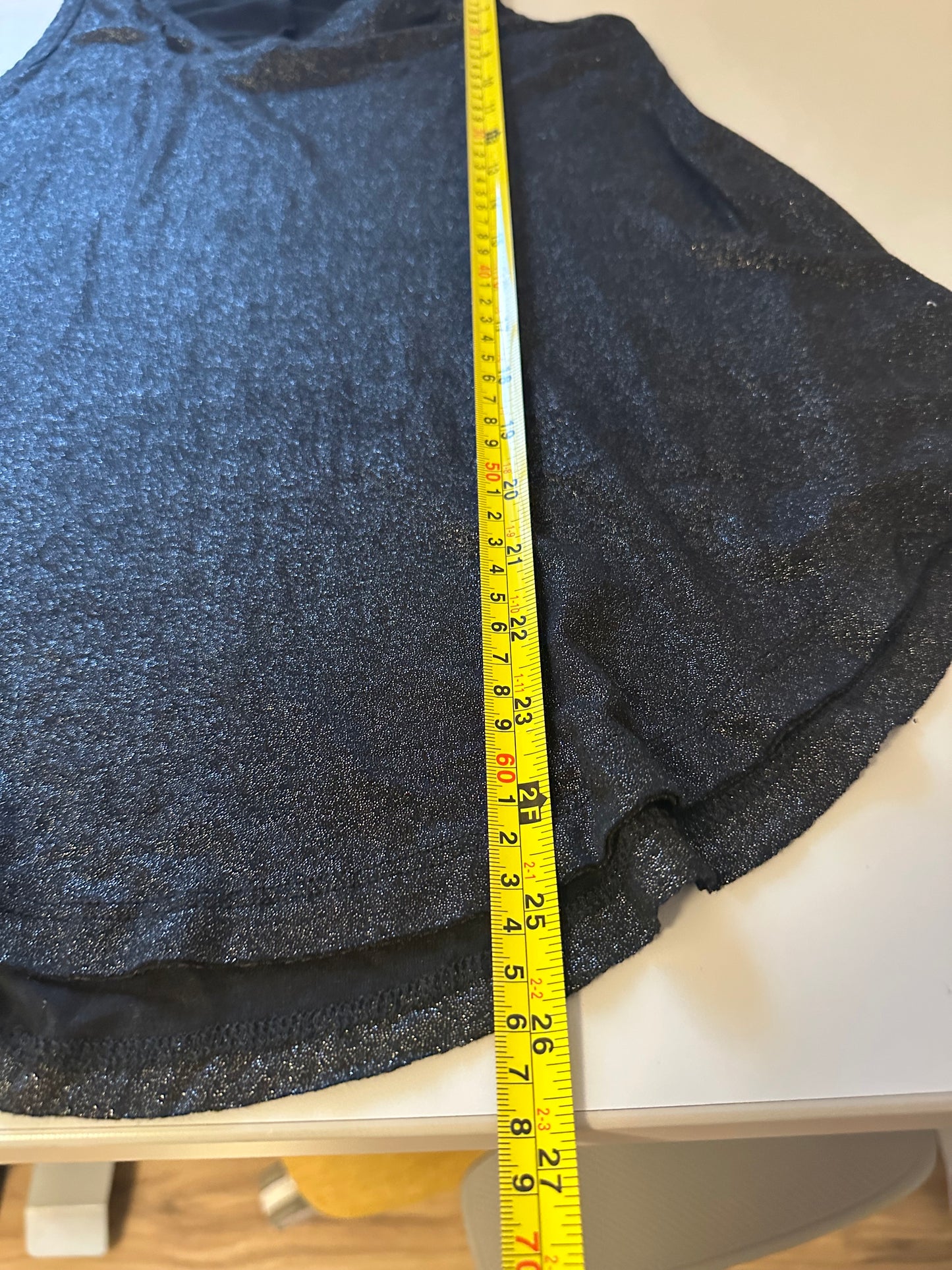 Z Supply Tank Top in Black Glitter - Size XS