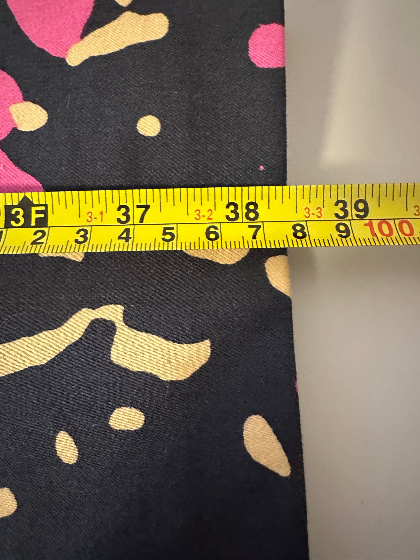 David Meister Black and Pink Abstract Sheath Dress | Size 6