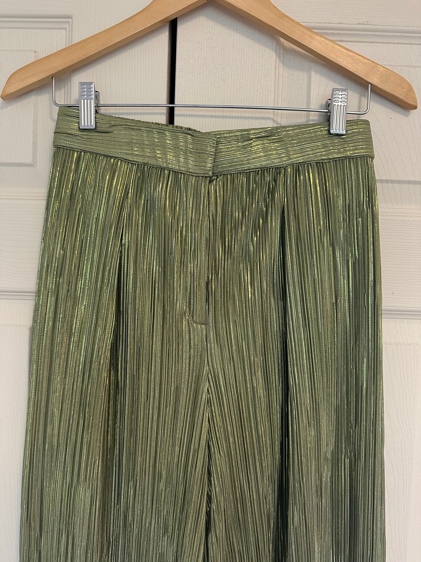 Sabina Musayev Olive Green Wide Leg Liroy Pants - Size Medium